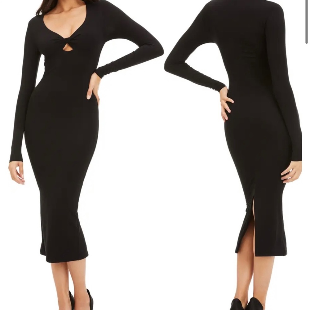 GOOD AMERICAN BRAND NEW BLACK DRESS